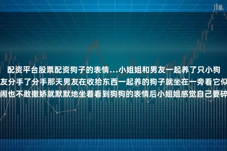 配资平台股票配资狗子的表情…小姐姐和男友一起养了只小狗展开剩余43%前不久她和男友分手了分手那天男友在收拾东西一起养的狗子就坐在一旁看它似乎知道男主人要走不敢吵闹也不敢撒娇就默默地坐着看到狗狗的表情后小姐姐感觉自己要碎掉了等男友真的走后狗子一直傻傻地坐在门前小小的背影看起来很落寞也不知道在想什么狗狗只是不会说话但是它们什么都懂不过还好争夺到了抚养权不然要半夜去偷狗了也希望小狗能早日放下发布于：浙江
